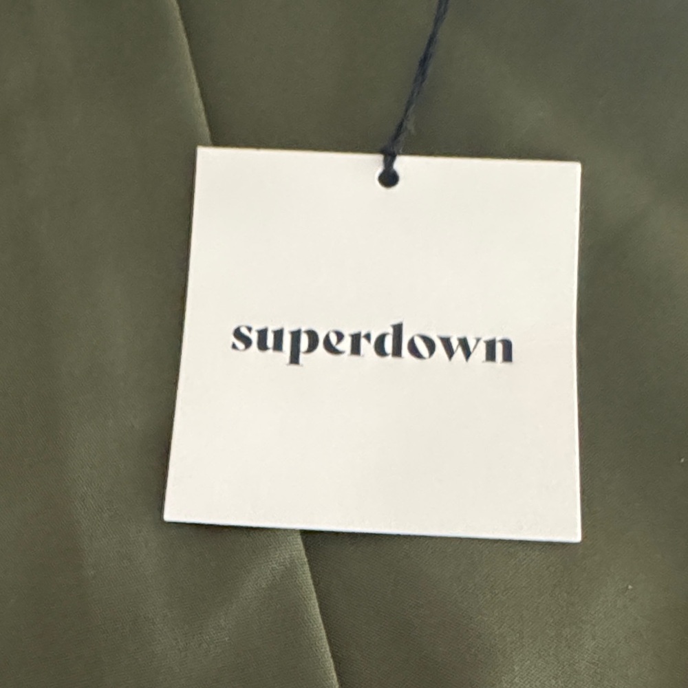 Superdown Alyssa Wrap Skort in Olive - Picture 2 of 3